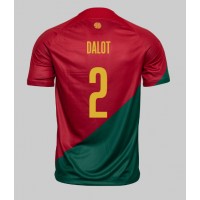 Portugal Diogo Dalot #2 Hjemmebanetrøje VM 2022 Kortærmet